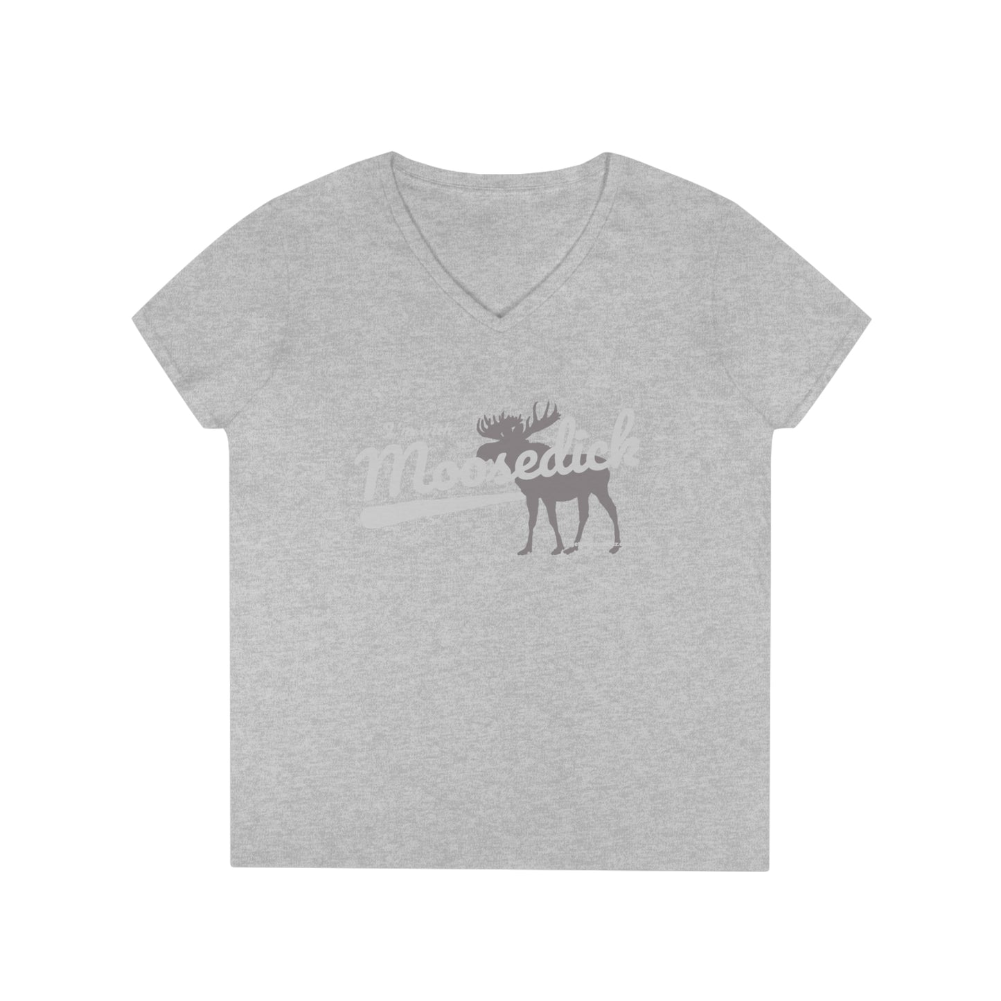 Ladies' MD Brand V-Neck T-Shirt