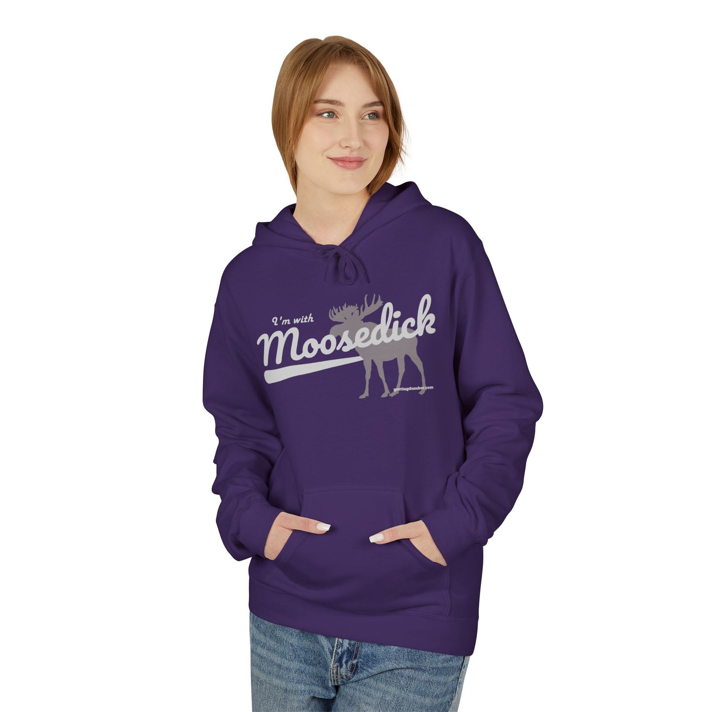 Women's Hoodie — Vintage Moose Graphic Pullover