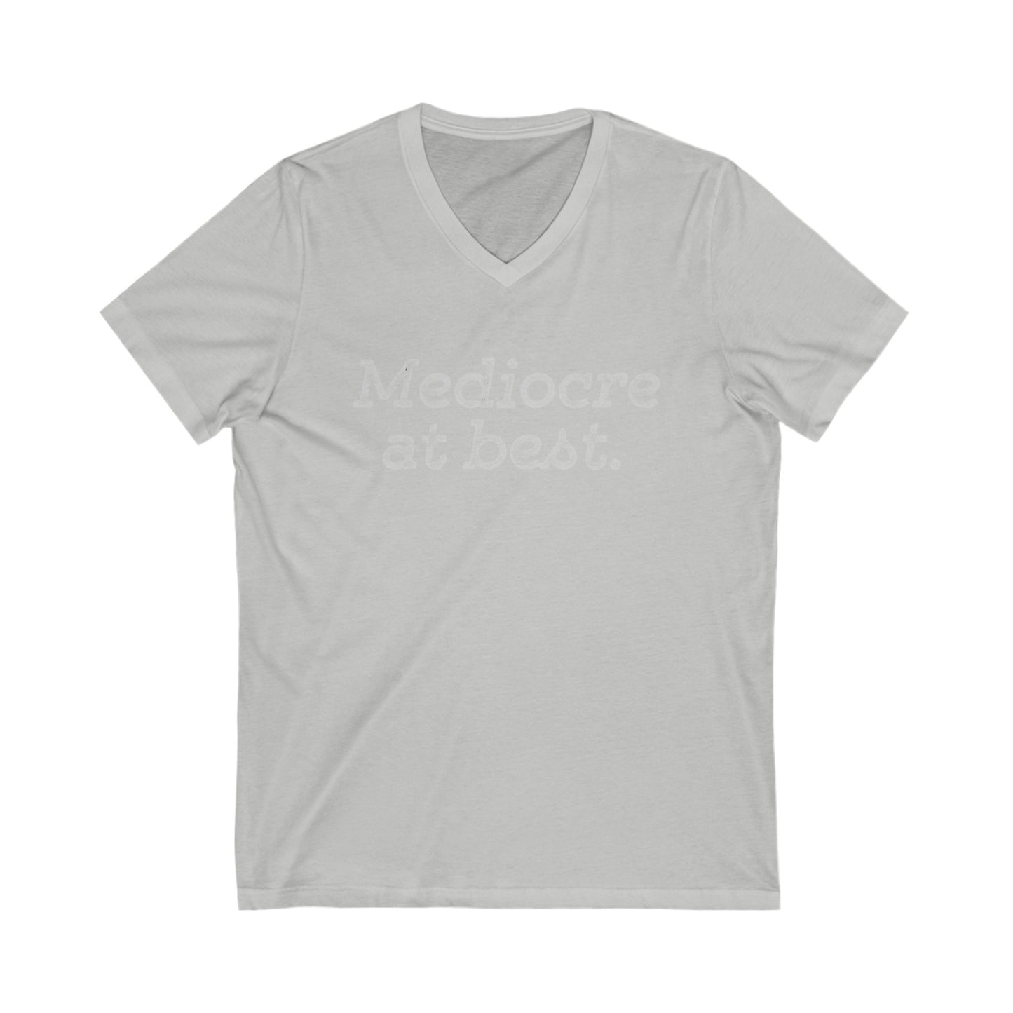 Mediocre Jersey Short Sleeve V-Neck Tee