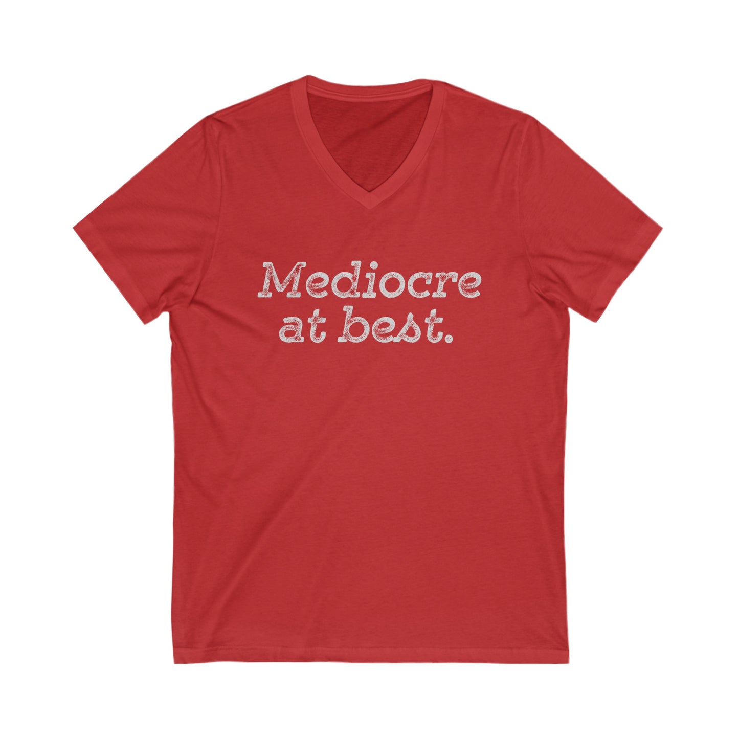 Mediocre Jersey Short Sleeve V-Neck Tee