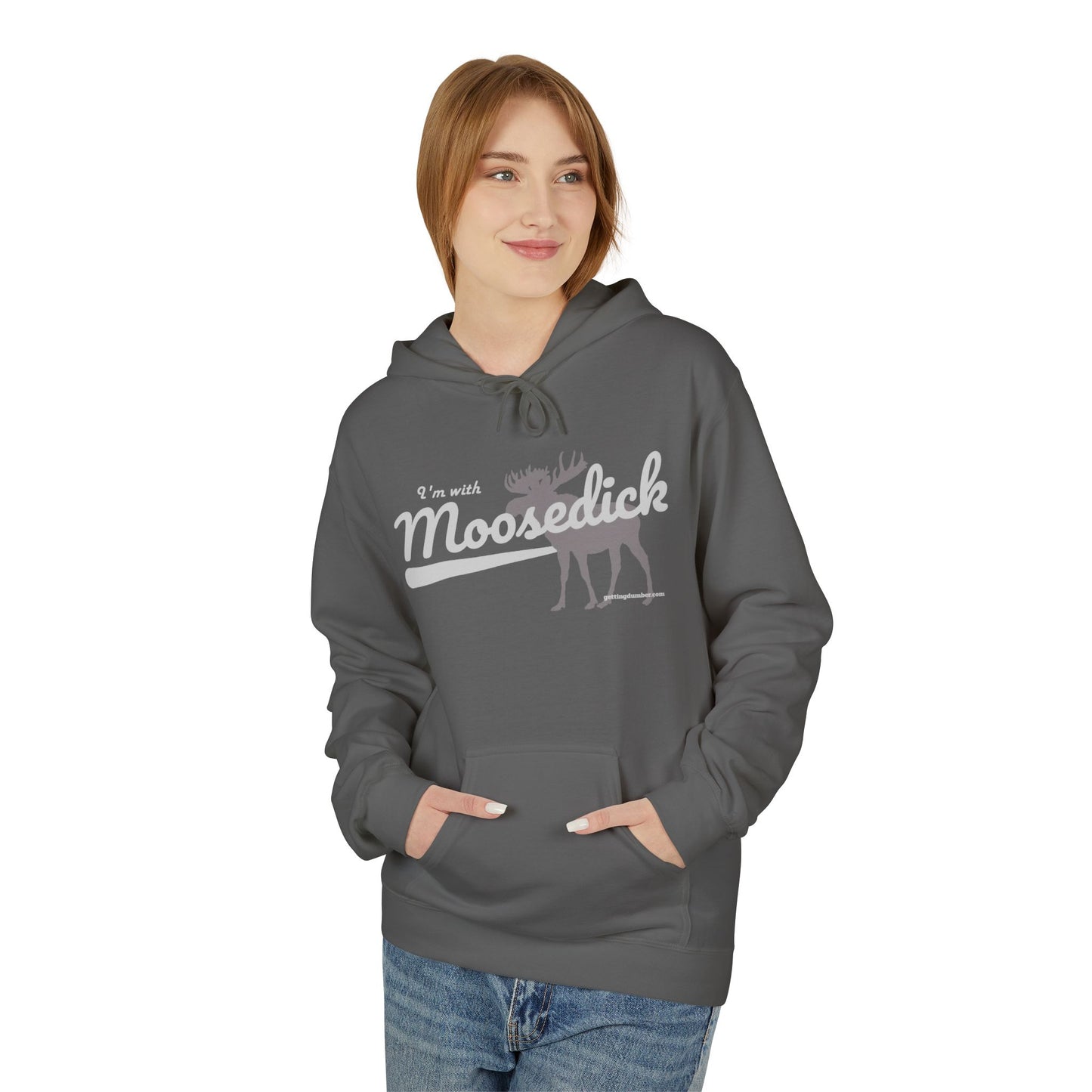 Women's Hoodie — Vintage Moose Graphic Pullover