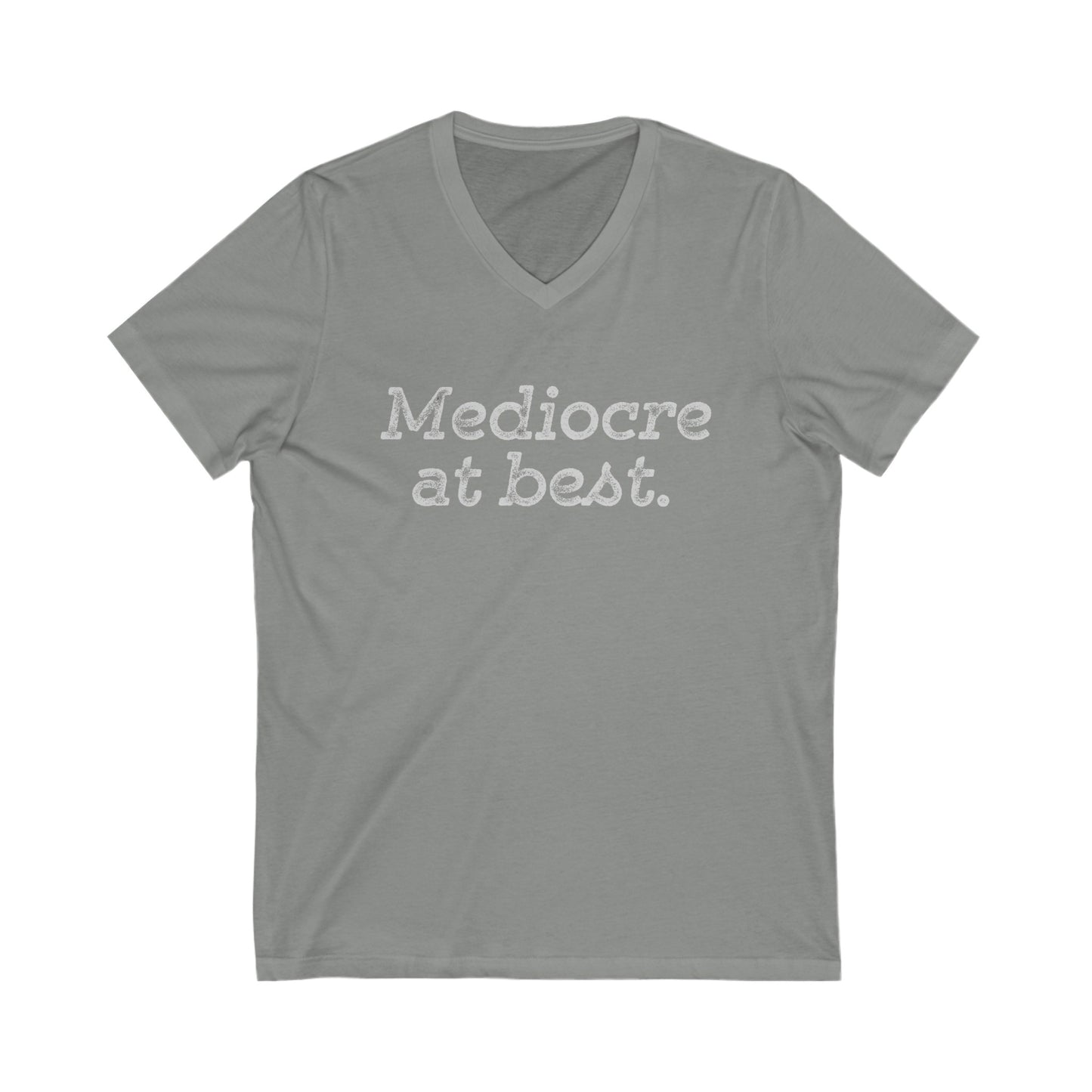 Mediocre Jersey Short Sleeve V-Neck Tee