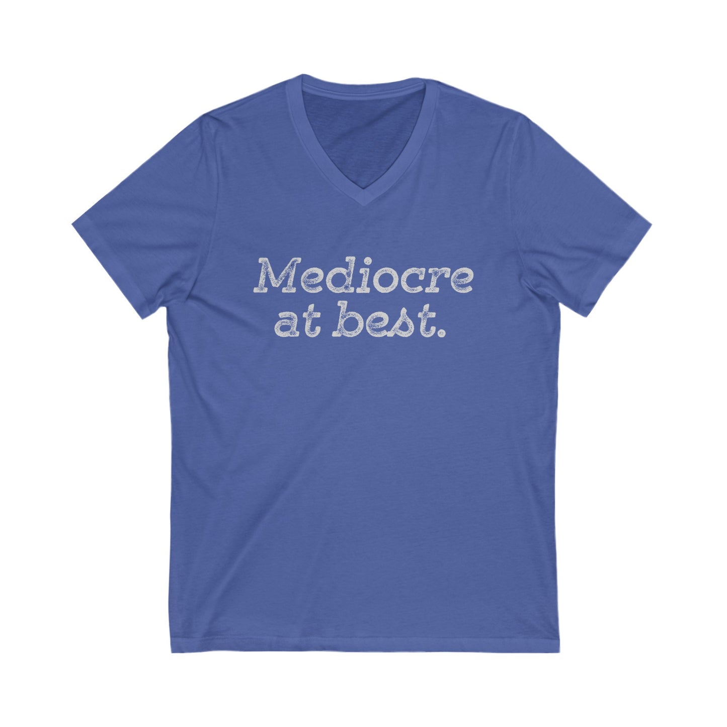 Mediocre Jersey Short Sleeve V-Neck Tee