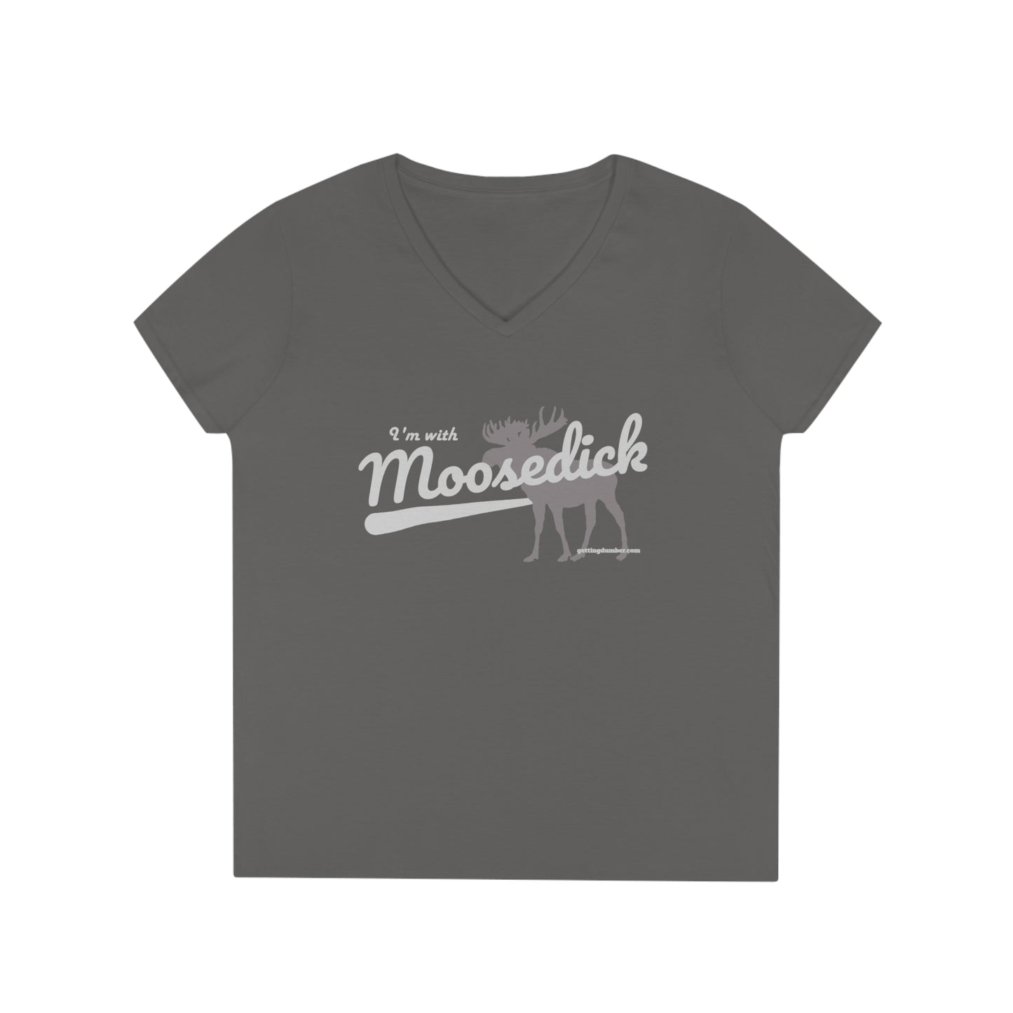 Ladies' MD Brand V-Neck T-Shirt