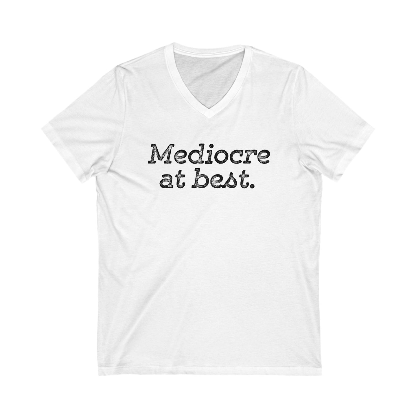 Mediocre Jersey Short Sleeve V-Neck Tee