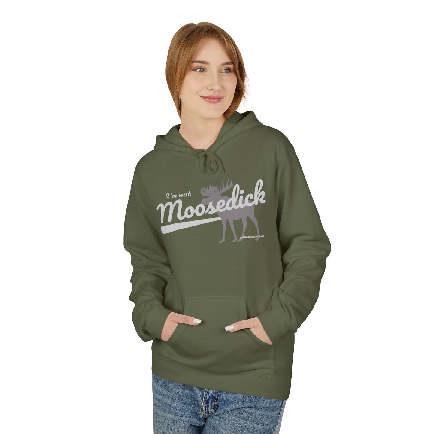 Women's Hoodie — Vintage Moose Graphic Pullover