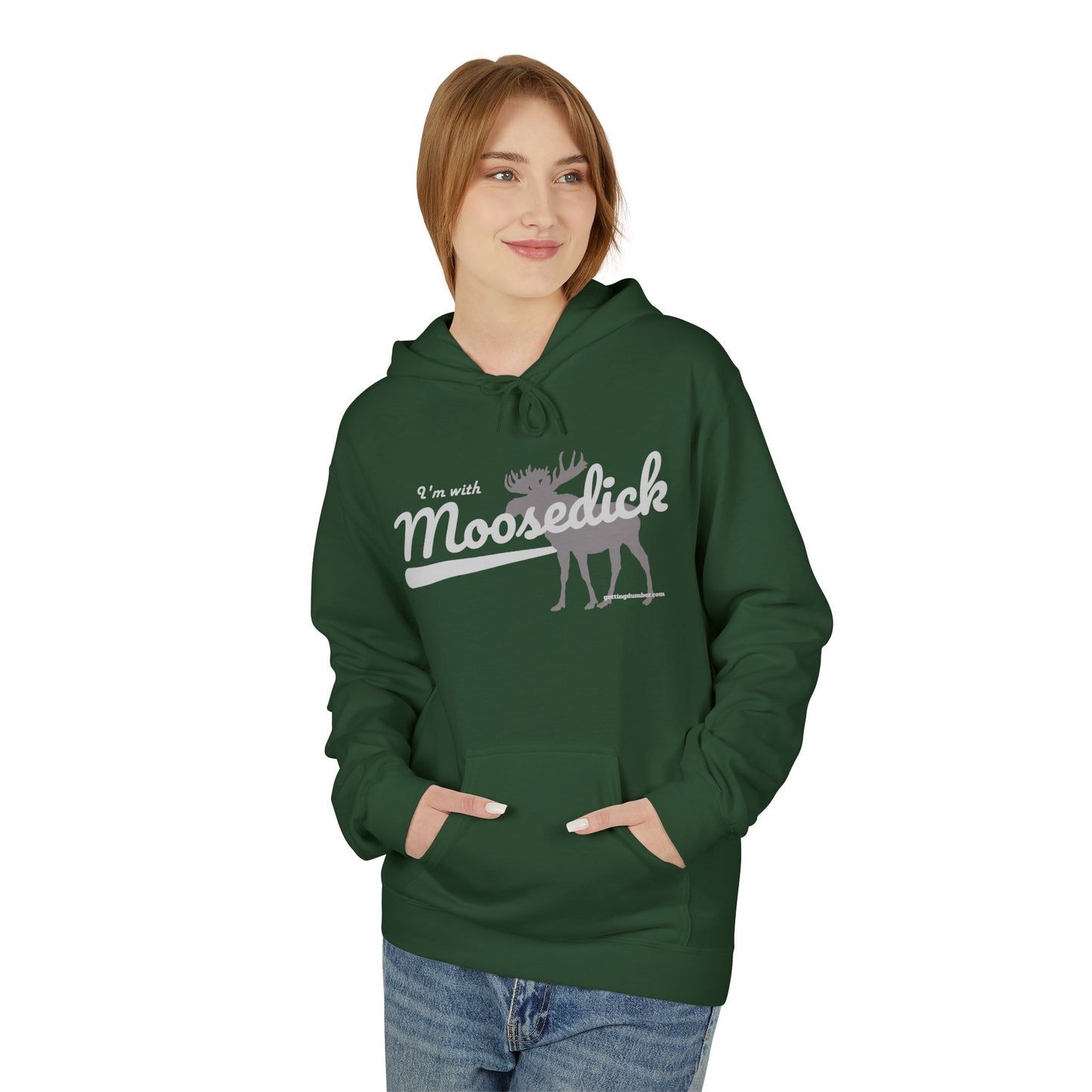 Women's Hoodie — Vintage Moose Graphic Pullover